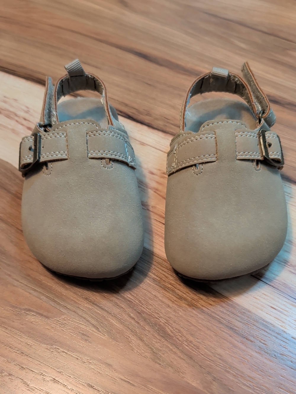 Carter's Toddler Buckle Clogs Shoes - Tan